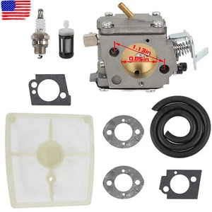 Carburetor For STIHL 041 041 Farm Boss Gas Carb Chainsaw Air Fuel Filter & Line - Picture 1 of 12