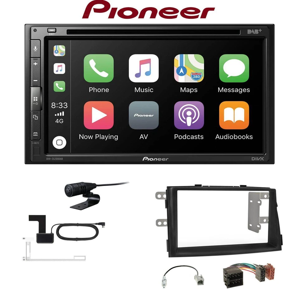 Autoradio Pioneer Apple CarPlay Android Auto DAB+ für KIA Sorento II 2009-2012 - Bild 1 von 4