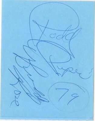 Roddy Piper Buddy Rose Dutch Savage Signed Album Page – JSA COA WWF Portland - Image 1 of 3