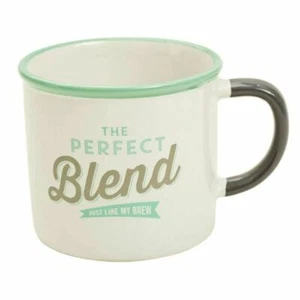 NEW Jamie Oliver Mug 260ml PERFECT BLEND JUST LIKE MY BREW Slogan GIFT CUP Aust - Picture 1 of 1