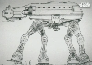 2019 Star Wars Black White Empire Strikes Back Concept Art CA-4 Insert - Picture 1 of 1