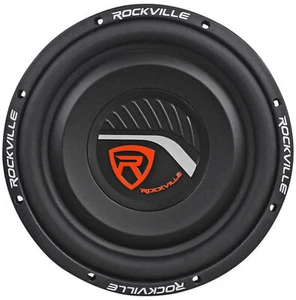 Rockville W12T4S2 12" Shallow Mount 1400w Peak Car Audio Subwoofer 2-Ohm Sub - Picture 1 of 8