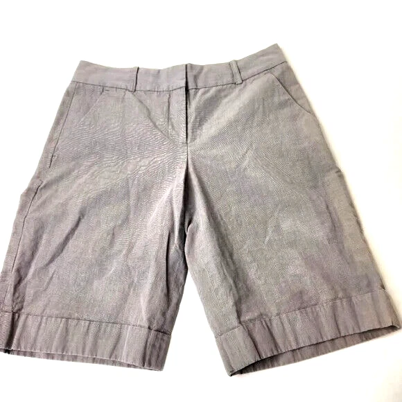 Bermudas cortas Robert Rodriguez para mujer talla 4 mezcla de lino Foto 1 de 4