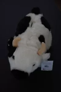 LEISURE TIME ANIMALS COW COIN BANK 12.5" PLUSH BANK - Picture 1 of 5