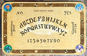 Tavola Ouija vintage anni 40 HASKO MYSTIC BOARD spiritualismo cacciatore di fantasmi - Foto 1 di 5