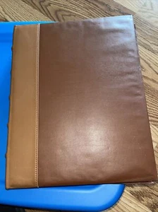 Brown Leather Photo Album / Holds 300 Pictures 6x4/ New - Picture 1 of 3