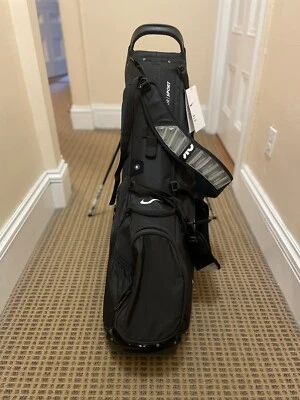 NWT Nike Air Sport 2 Stand Golf Bag Black N1003477-091 Air Max Bubble Straps - Image 1 of 4