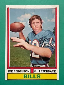 Joe Ferguson 1974 Topps Rookie Football Card #512 - Buffalo Bills Quarterback RC - Picture 1 of 2