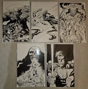 Skybound X #1-5 (Complete 1:25 Sketch Cover Variant Set ) Walking Dead Grimes - Picture 1 of 4