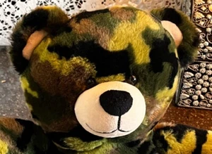 Build A BearPlush Green Camo Military  Stuffed Animal Toy Retired Army Bear - Picture 1 of 6