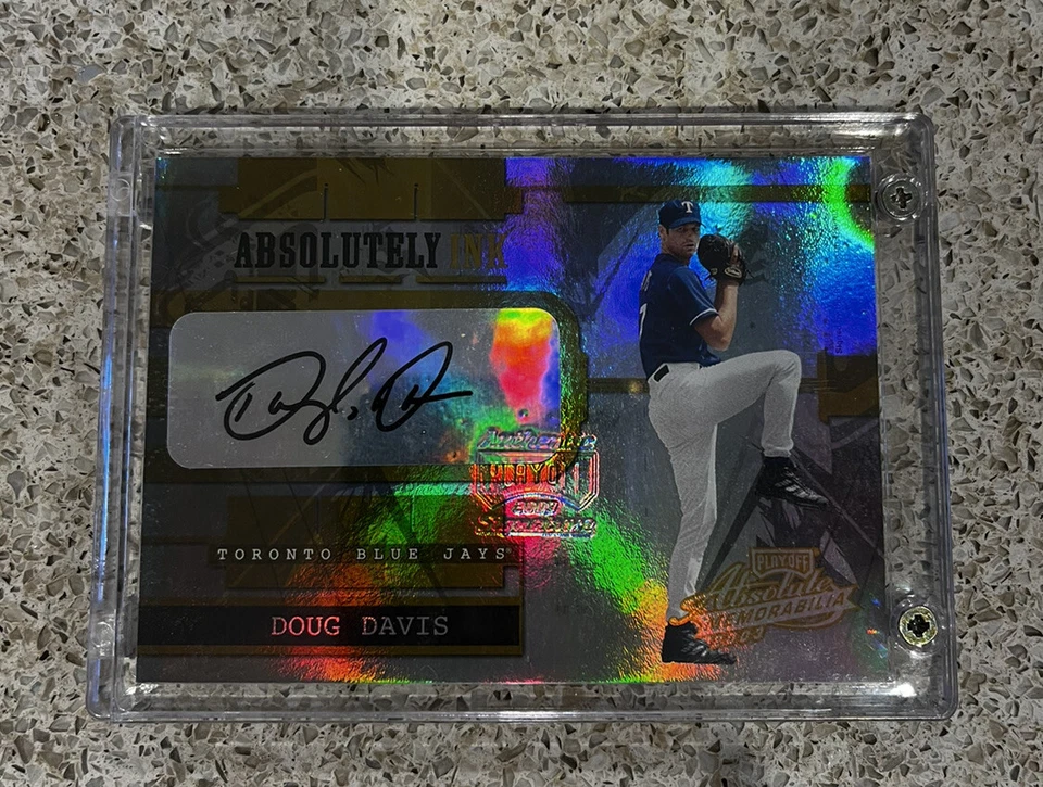 2003 Абсолютно чернила AI-26 Даг Дэвис подписанный автограф 6/10 * без жесткого корпуса * - Изображение 1 из 2