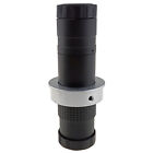 Szklany obiektyw wideo 120X zoom do mikroskopu kamery C CS mocowanie 40mm adapter pierścieniowy