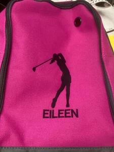 Golf Shoe Bag - Ladiies -Embroidered - Personalised - great gift - super colours - Picture 1 of 24