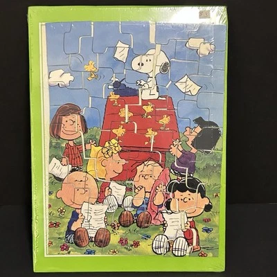 Bato Magnetic Puzzle Vtg Peanuts And The Gang 60 Piece Chinese “Rare” New Sealed - Image 1 of 4