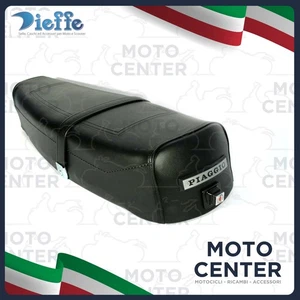 SELLA PIAGGIO VESPA PX 125 150 200 ARCOBALENO CON TELAIO A MOLLA E SERRATURA - Imagen 1 de 1