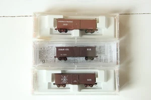 Micro-Trains 3x Box Cars with Single Door, Nn3 (1:160 Schmalspur) NEU! (H154) - Bild 1 von 6