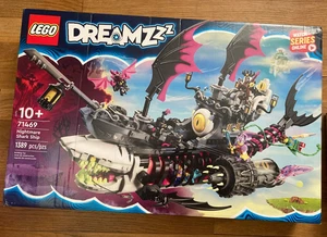 LEGO 71469 Dreamzzz: Nightmare Shark Ship NEW/SEALED some box damage see pics - Picture 1 of 9