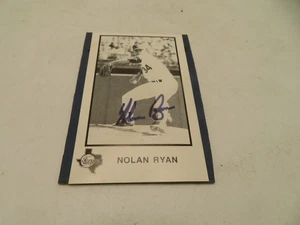 Nolan Ryan Texas Rangers Black and White autographed photo 3"x5" - Picture 1 of 3