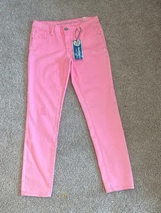 Justice Premium Pink Super Skinny Jeans, Girl’s Size 14.5 - Picture 1 of 16