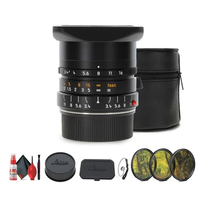 Leica Super-Elmar-M 21 mm f/3,4 ASPH. Lente + Kit de filtro de lente + Kit de limpieza + Foto 1 de 4