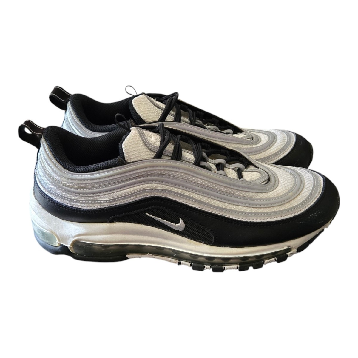 Nike Air Max 97 Black Metallic Silver | eBay Nike Air Max 97 Black Metallic Silver | eBay