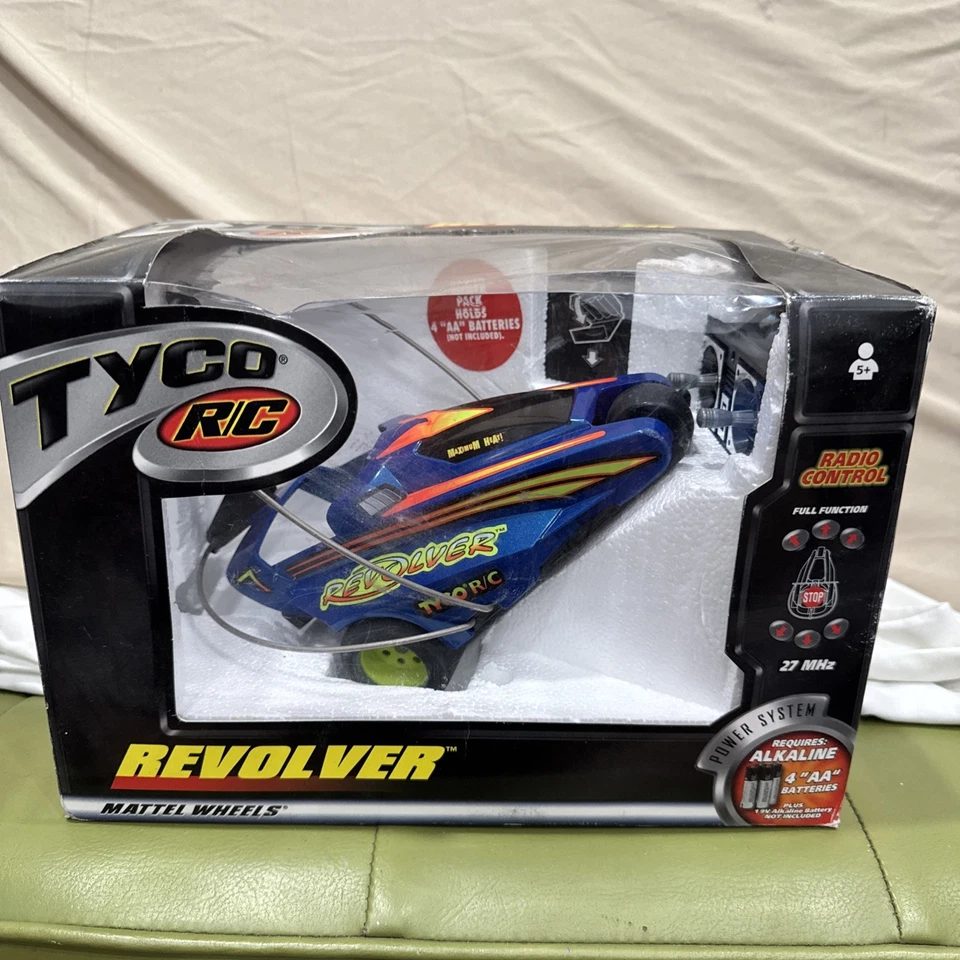 RARE Vintage 1997 TYCO R/c Revolver Stunt Vehicle Remote Control Car Read