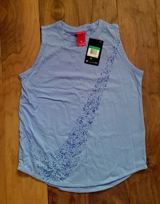 Precio de venta sugerido por el fabricante $25 Camiseta sin mangas Nike azul con logotipo Swoosh talla XL AQ0610-478 Foto 1 de 4