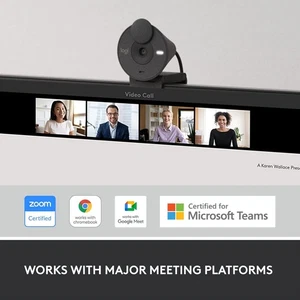Kamera internetowa Logitech Brio 300 FullHD z migawką prywatności, mikrofonem redukującym szum - Zdjęcie 1 z 9