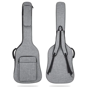 Bass Guitar Bag, 7MM Padding Bass Guitar Gig Bag Padded Soft Electric Bass Gu... - Picture 1 of 7