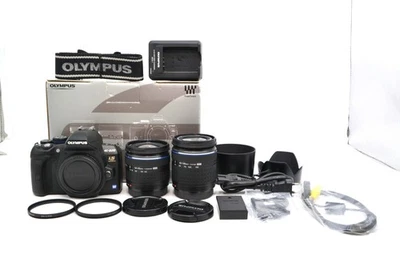 MINT w/ box OLYMPUS E-620 Zuiko Digital 14-42mm w/ 40-150mm Lens tested working - Image 1 of 4