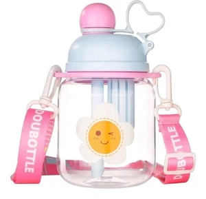 Tazze di paglia per bambini piccoli, 27 oz. - Tazze riutilizzabili per bambini con cannucce e coperchio - Foto 1 di 2