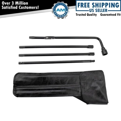 Spare Tire Lug Wrench & Jack Tool Kit for Chevy GMC Cadillac Pickup Truck SUV - Image 1 of 4