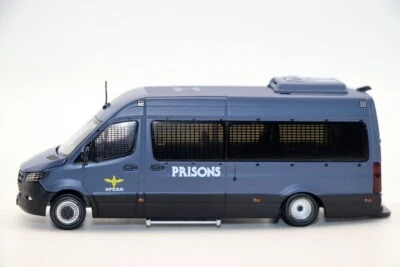 New 1/64 Mercedes-Benz Sprinter Spear Command Vehicle Prisons Emergency Metal - Image 1 of 4