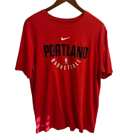 Portland Trail Blazers Nike Dri-Fit Warmup T-Shirt XL Cover