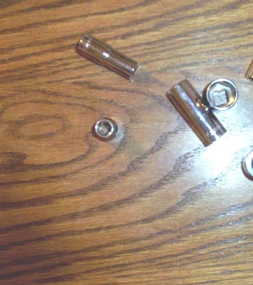 KOBALT  3/8 INCH DRIVE 12 POINT DEEP MULTIPLE METRIC SOCKETS  POLISHED CHROME - Image 1 of 2