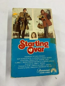 Starting Over Betamax Video Beta Tape Beta Max Movie Starring Burt Reynolds - Picture 1 of 4