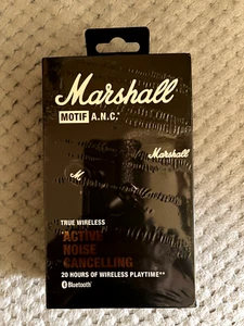 SEALED Marshall Motif ANC - True Wireless Active Noise Cancelling - Picture 1 of 4
