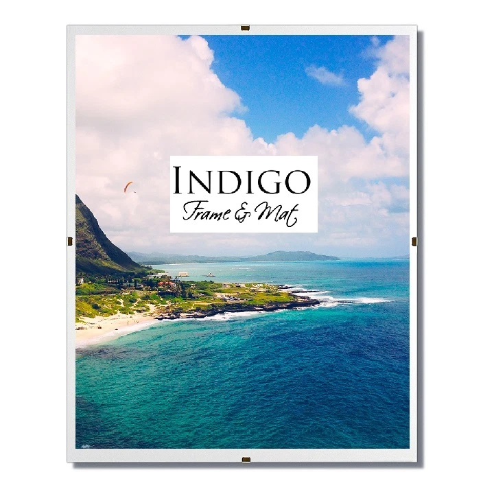 SET OF 3  -  8x12 GLASS and CLIP FRAMES - Image 1 of 2