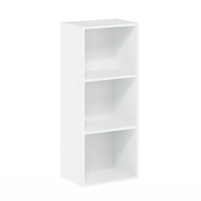  Luder Bookcase / Book / Storage , 3-Tier 3-Tier Cube White - Image 1 of 4