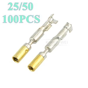 Auto/Kfz 2,8mm-Serie Crimpkontakte Buchsenkontakt Buchse Stecker Kontakt Neu - Picture 1 of 2