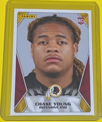 2020 NFL Sticker & Card Collection Chase Young ROOKIE CARD Washington #88 RC 🔥 - Image 1 of 2