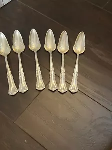Wm A Rogers A1 Silverplate Grapefruit Spoons (6) - Picture 1 of 6