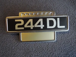 VOLVO New NOS Original 244 DL BADGE Part # 1202420 - Picture 1 of 11