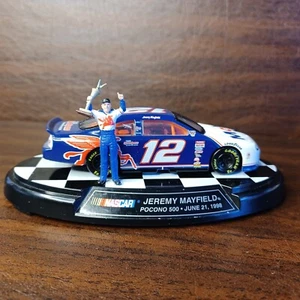 Nascar Jeremy Mayfield Diecast Car On Stand With Figure. Pocono 500 1998, B1219 - Picture 1 of 11