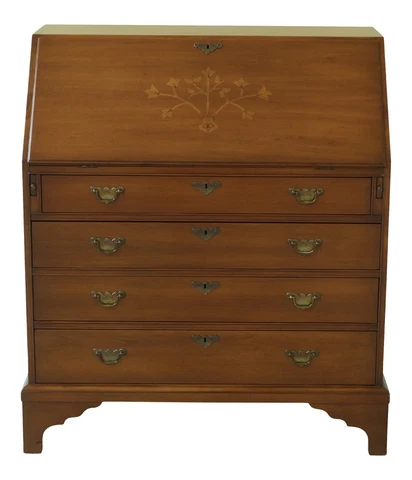 F31749EC: COLONIAL EDISON INSTITUTE Inlaid Cherry Slant Front Desk Cover