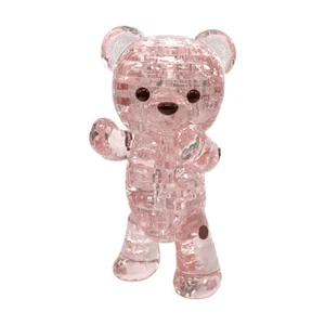 New - BePuzzled 3D Crystal Puzzle - Moving Teddy Bear: 48 Pcs - Ages 12+ - Picture 1 of 6