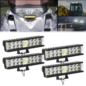 4x 6“ 200W LED Work Light Bar Spot Pods Fog Lamp Offroad SUV ATV Driving Truck - Picture 1 of 13