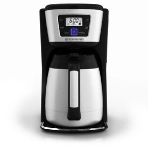 NEW BLACK+DECKER CM2035B Thermal Coffeemaker - Black/Silver
