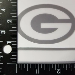 Green Bay Packers Ice Mini football helmet decals set - Picture 1 of 4