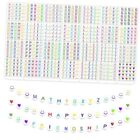  1400+ Stück Brief Perlen Kit, 28 Stile Freundschaft Armbänder bunt
